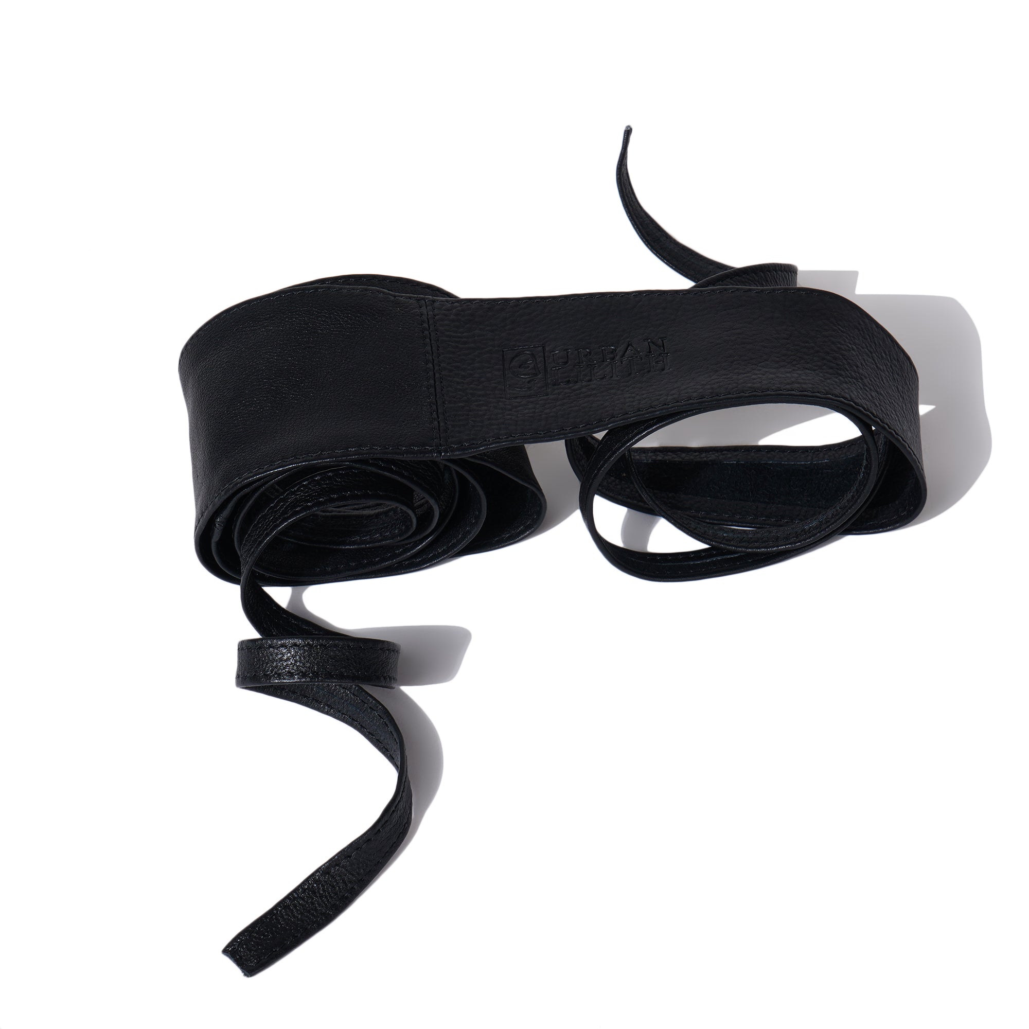 Classic Tan Leather Wrap Belt