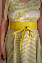 Electric Lime Leather Wrap Belt - Urban Lilith