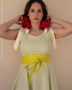 Electric Lime Leather Wrap Belt - Urban Lilith