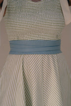 Cloud Blue Leather Wrap Belt - Urban Lilith