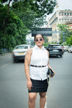 Signature Slim Leather Wrap Belt