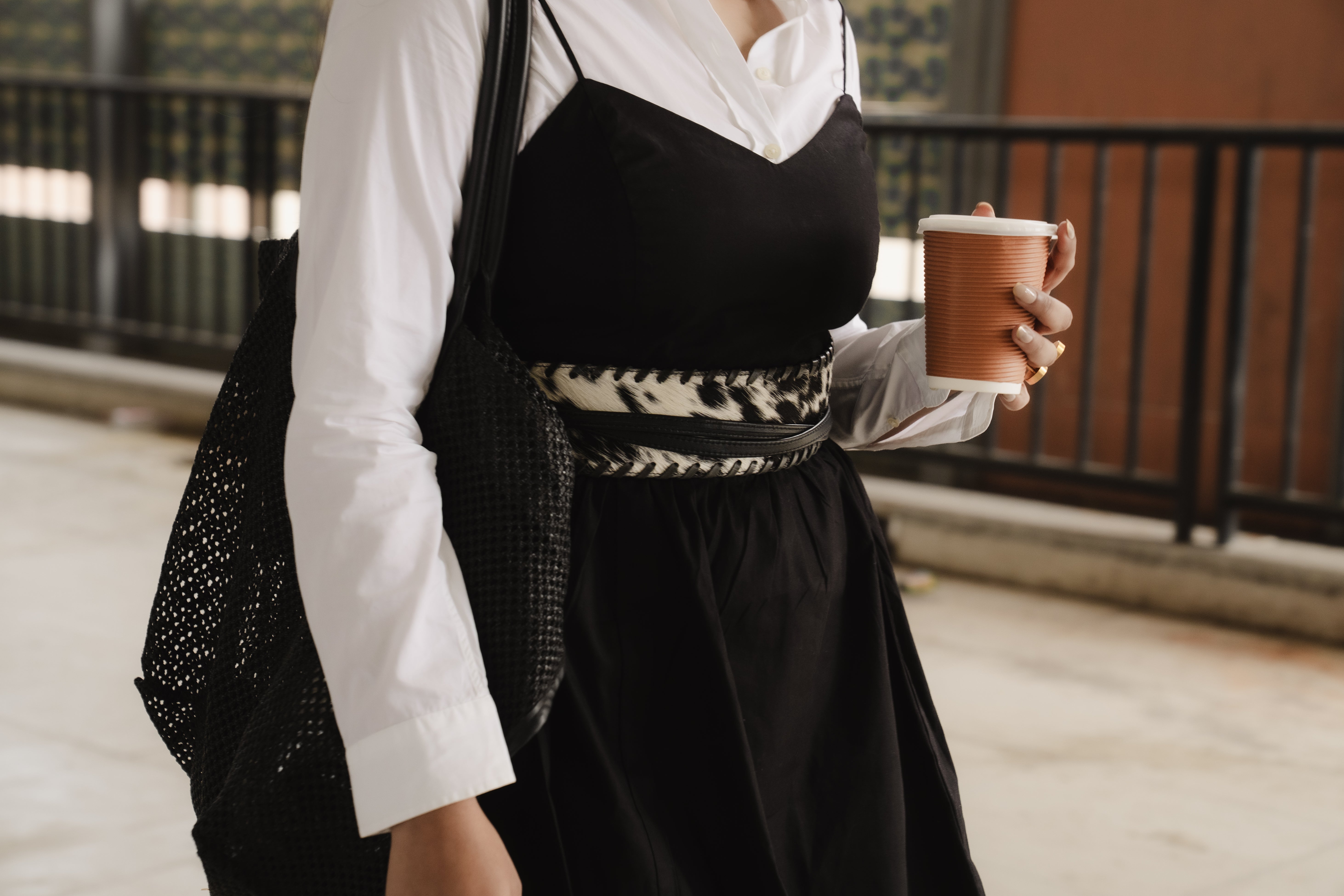 Urban Heiress - Natural Noir Hairon Belt