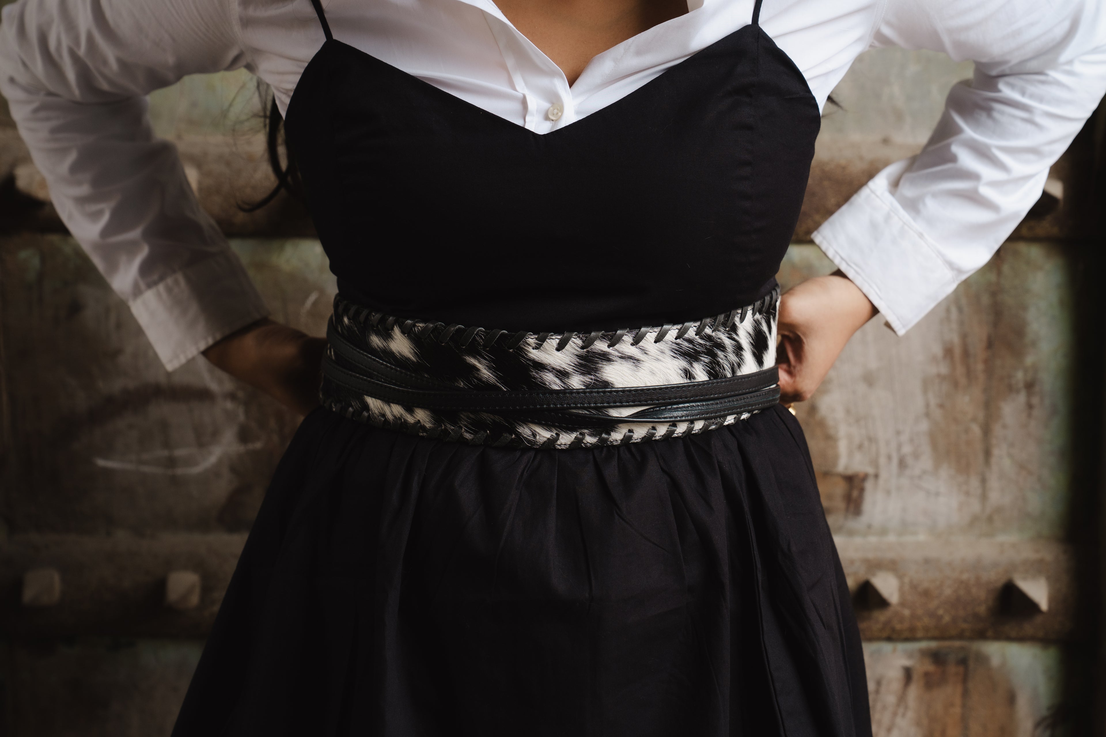 Urban Heiress - Natural Noir Hairon Belt