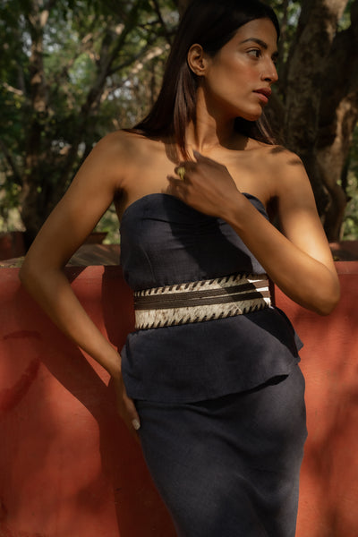 Urban Heiress – Natural Brown Hairon Belt - Reversible