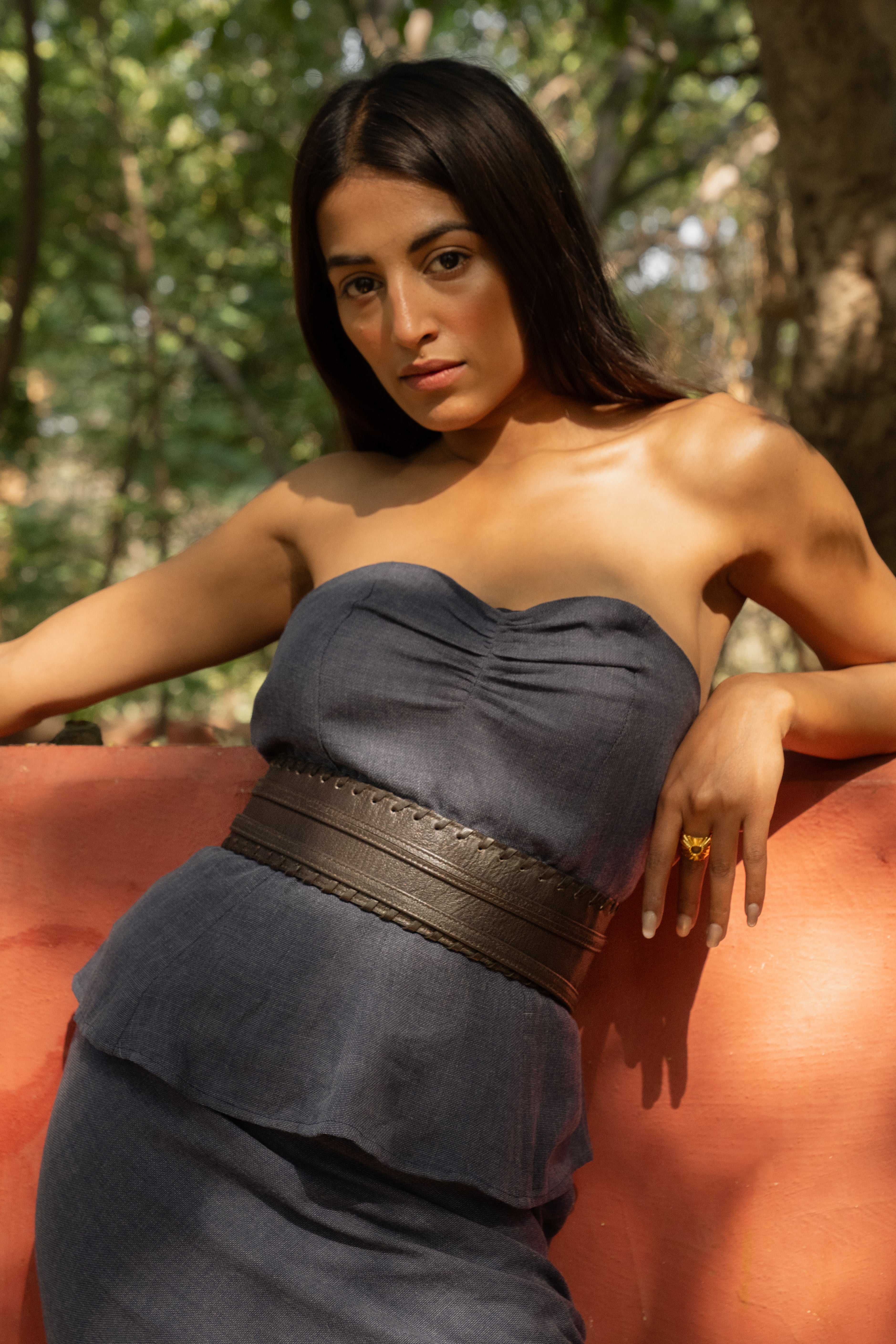 Urban Heiress – Natural Brown Hairon Belt - Reversible