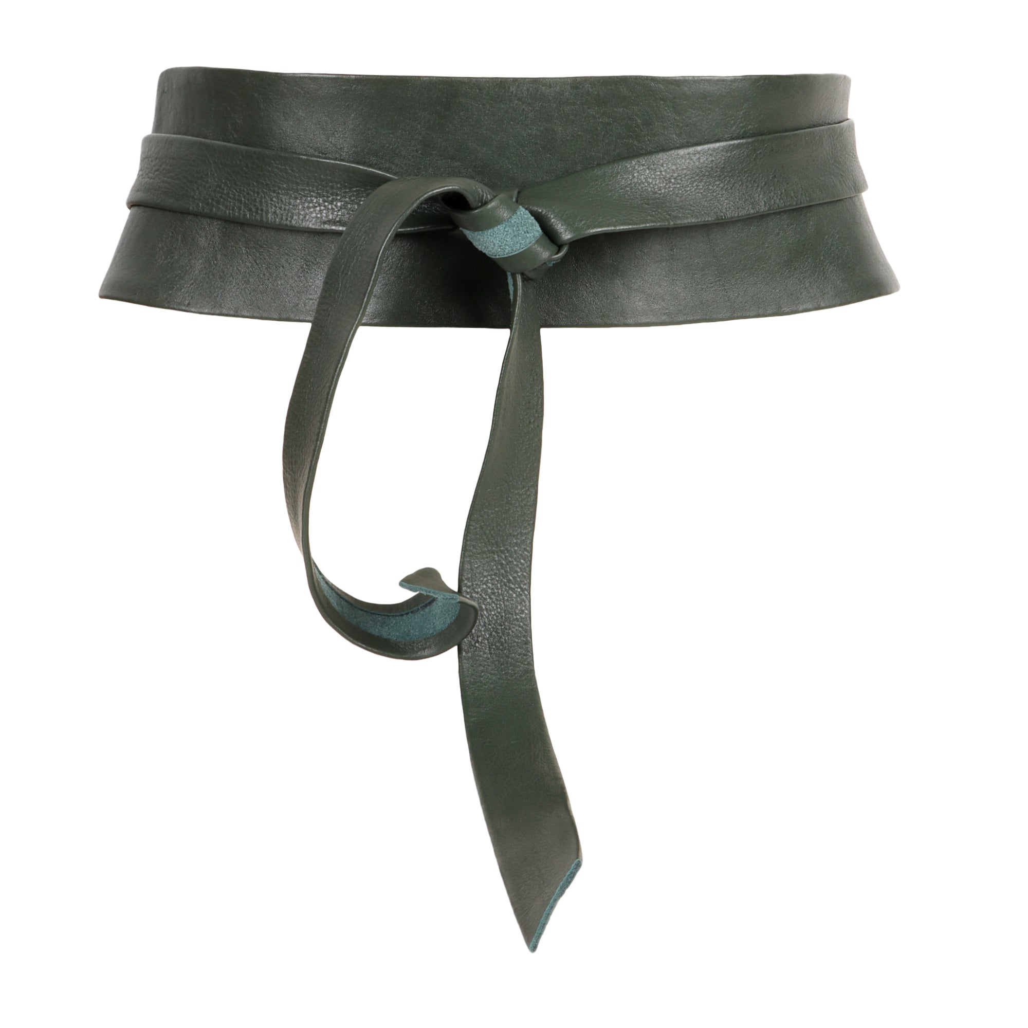 Burnt Orange Leather Wrap Belt - Urban Lilith