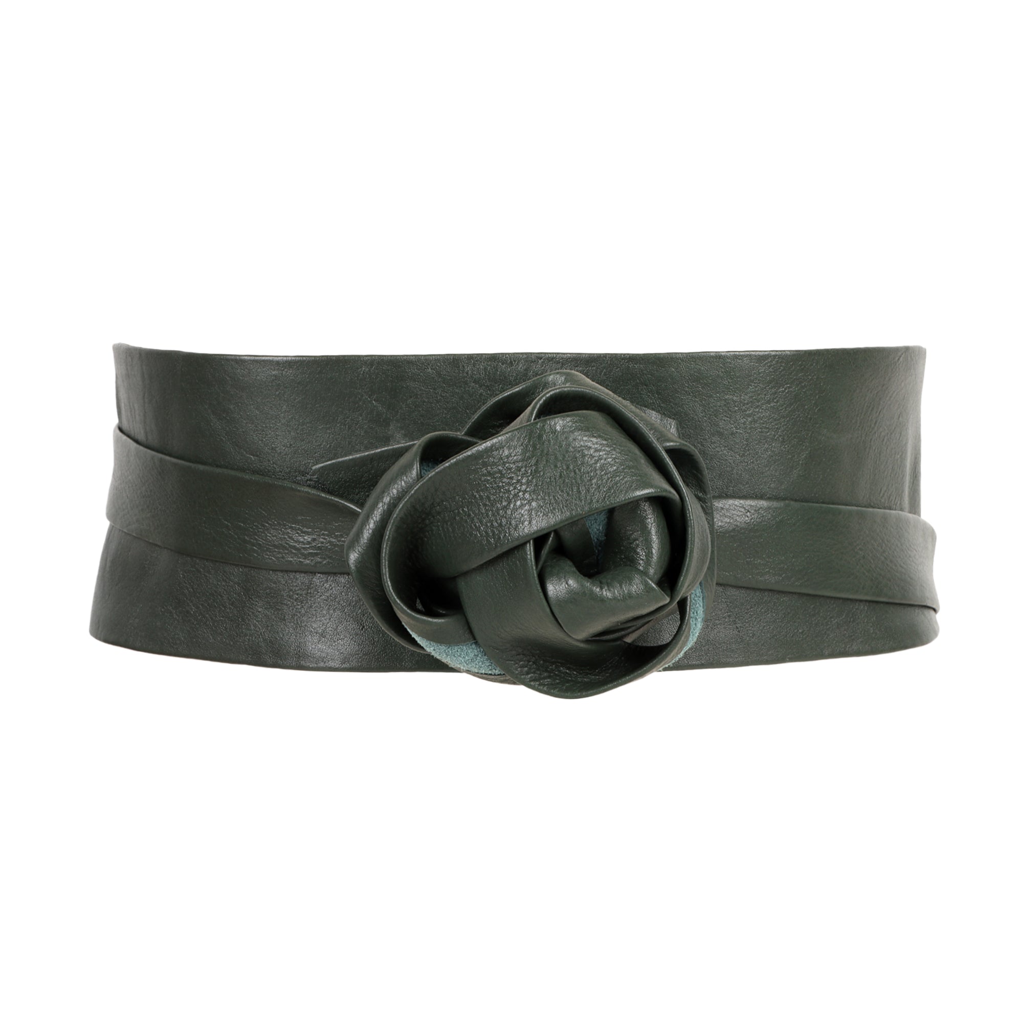 Scarlet Red Leather Wrap Belt- Urban Lilith