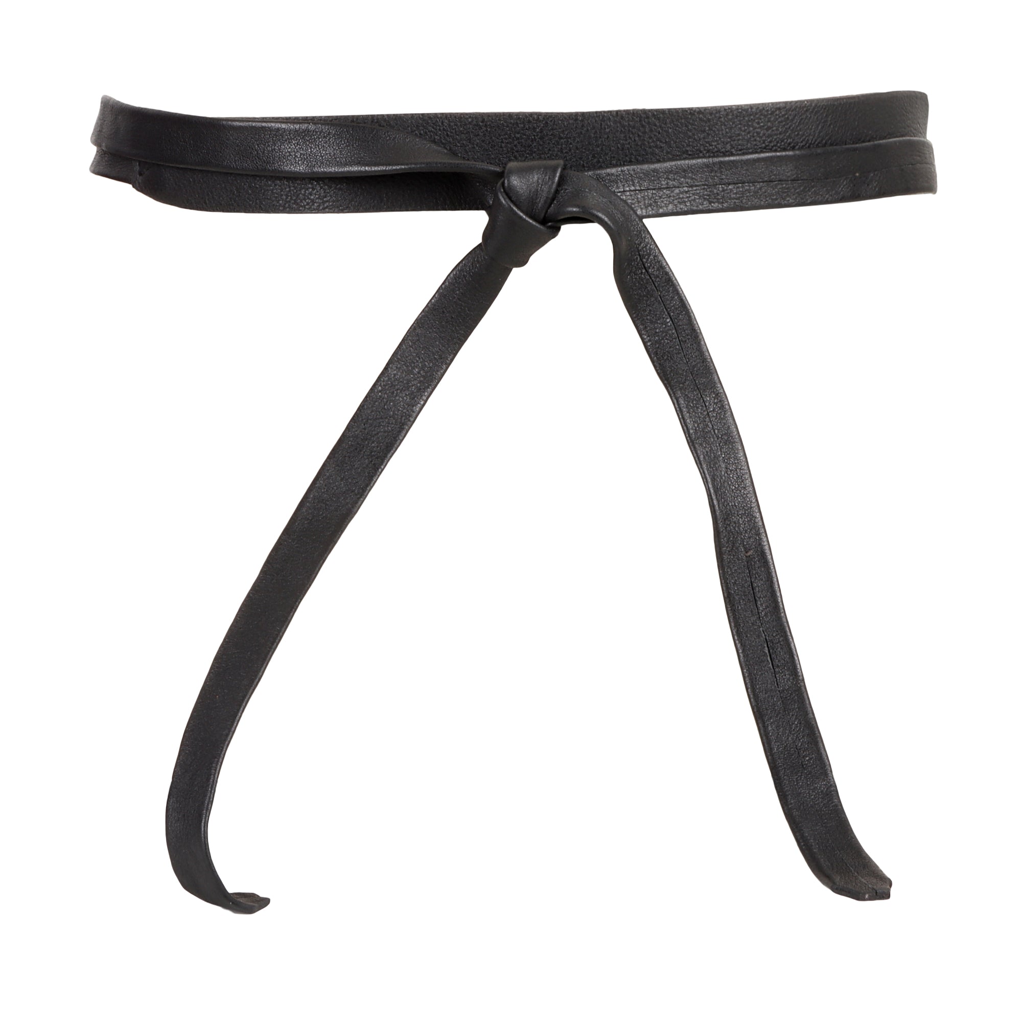 Classic Slim Leather Wrap Belt