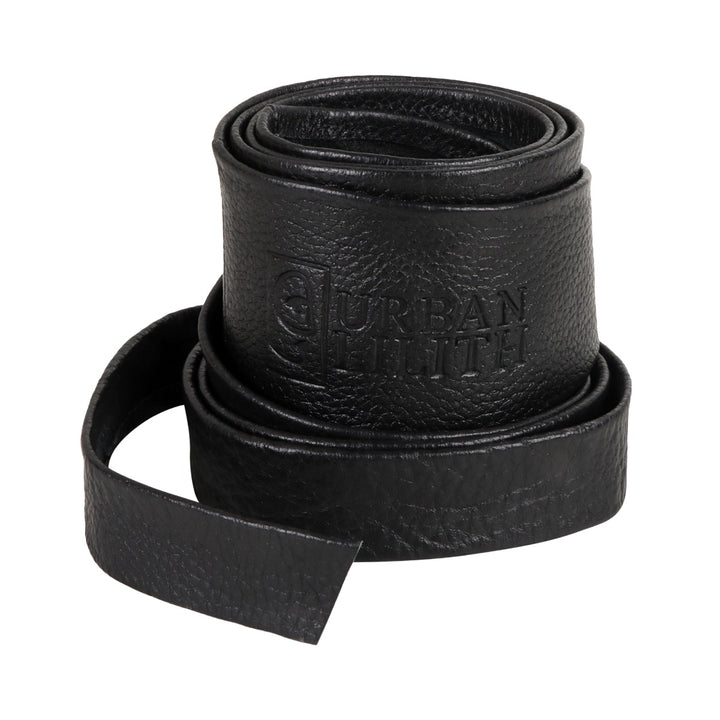 Black Silhouette Wrap Belt
