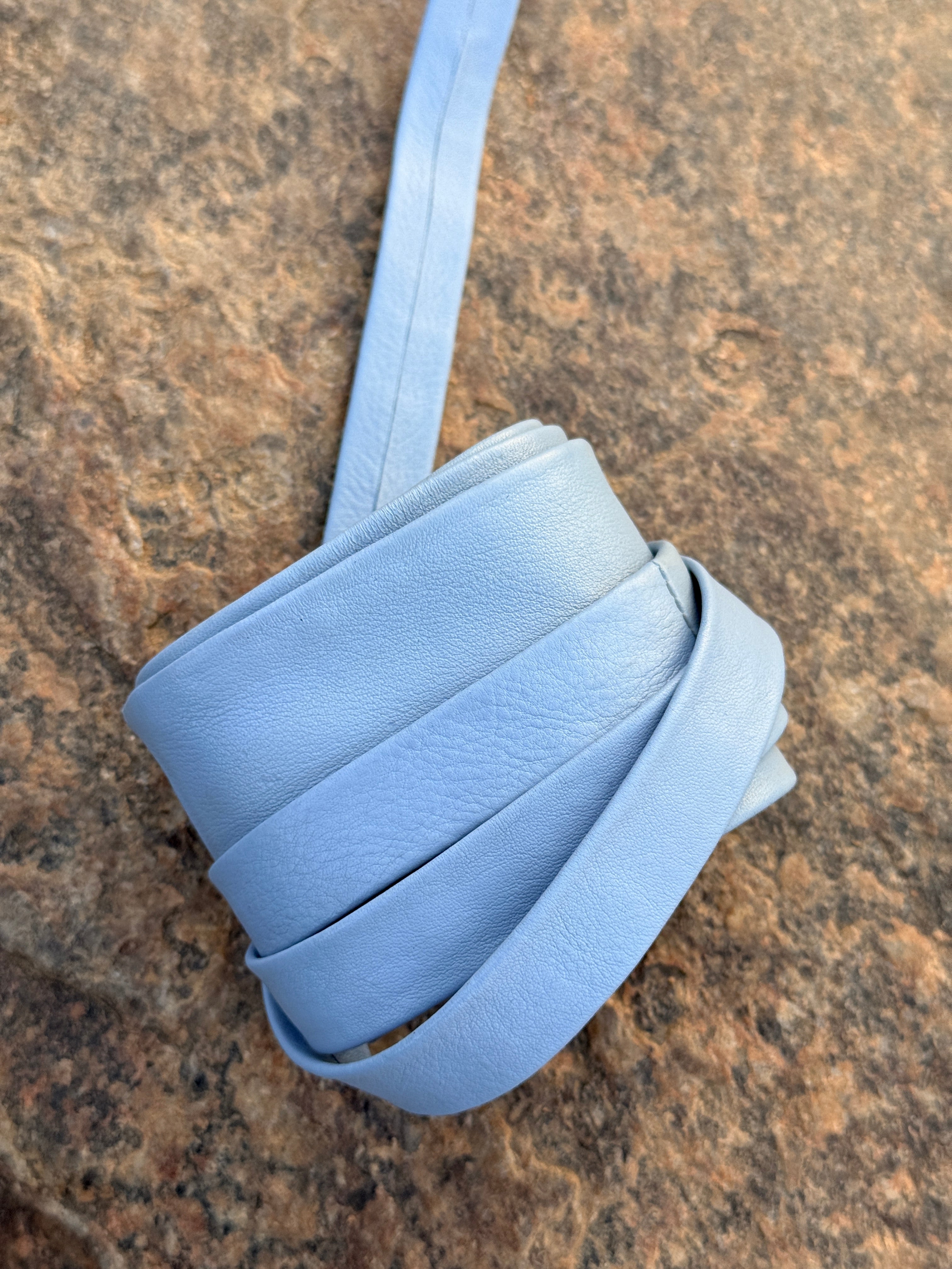 Dark Wine Leather Wrap Belt - Urban Lilith