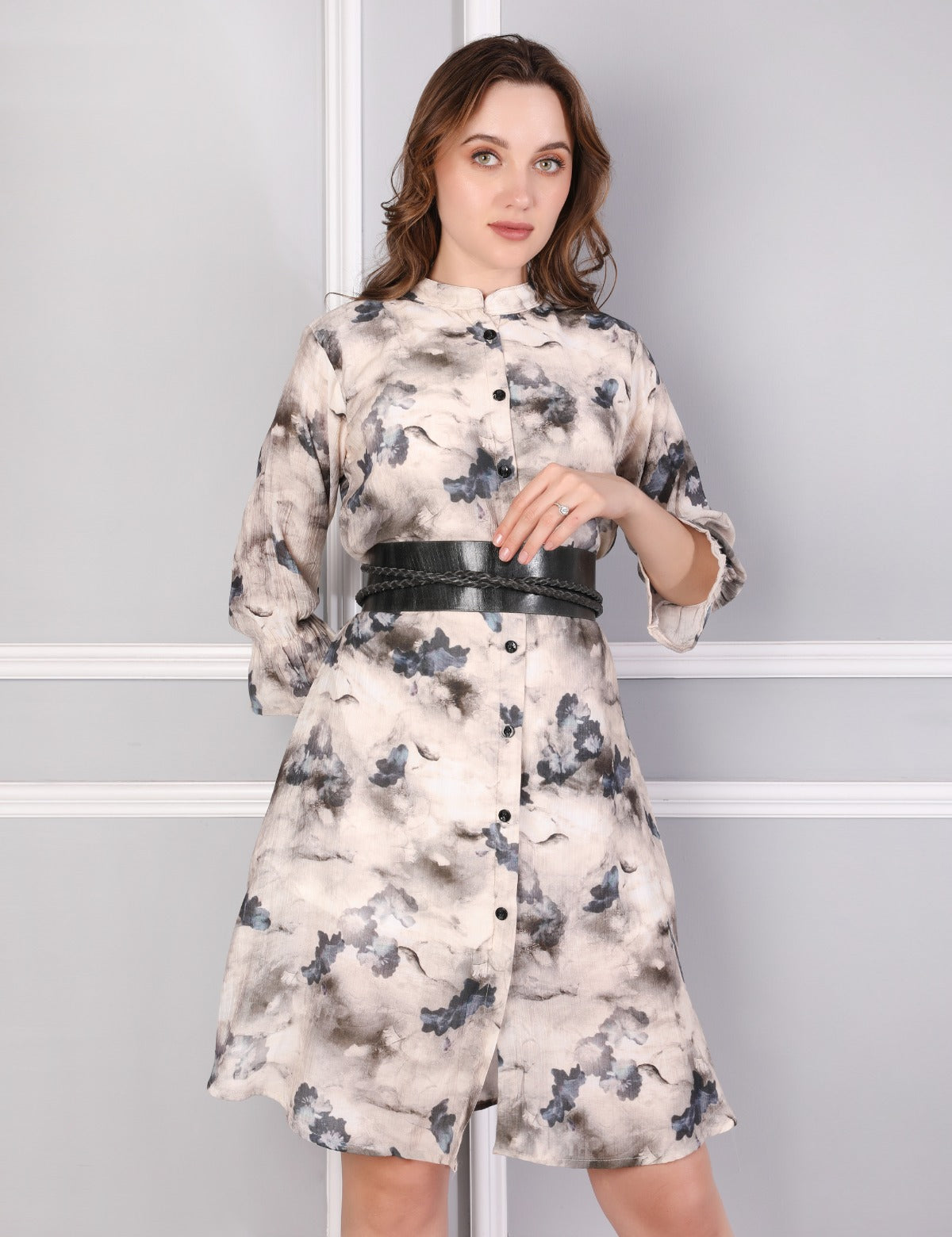 Braided Black String Leather Wrap Belt - Urban Lilith