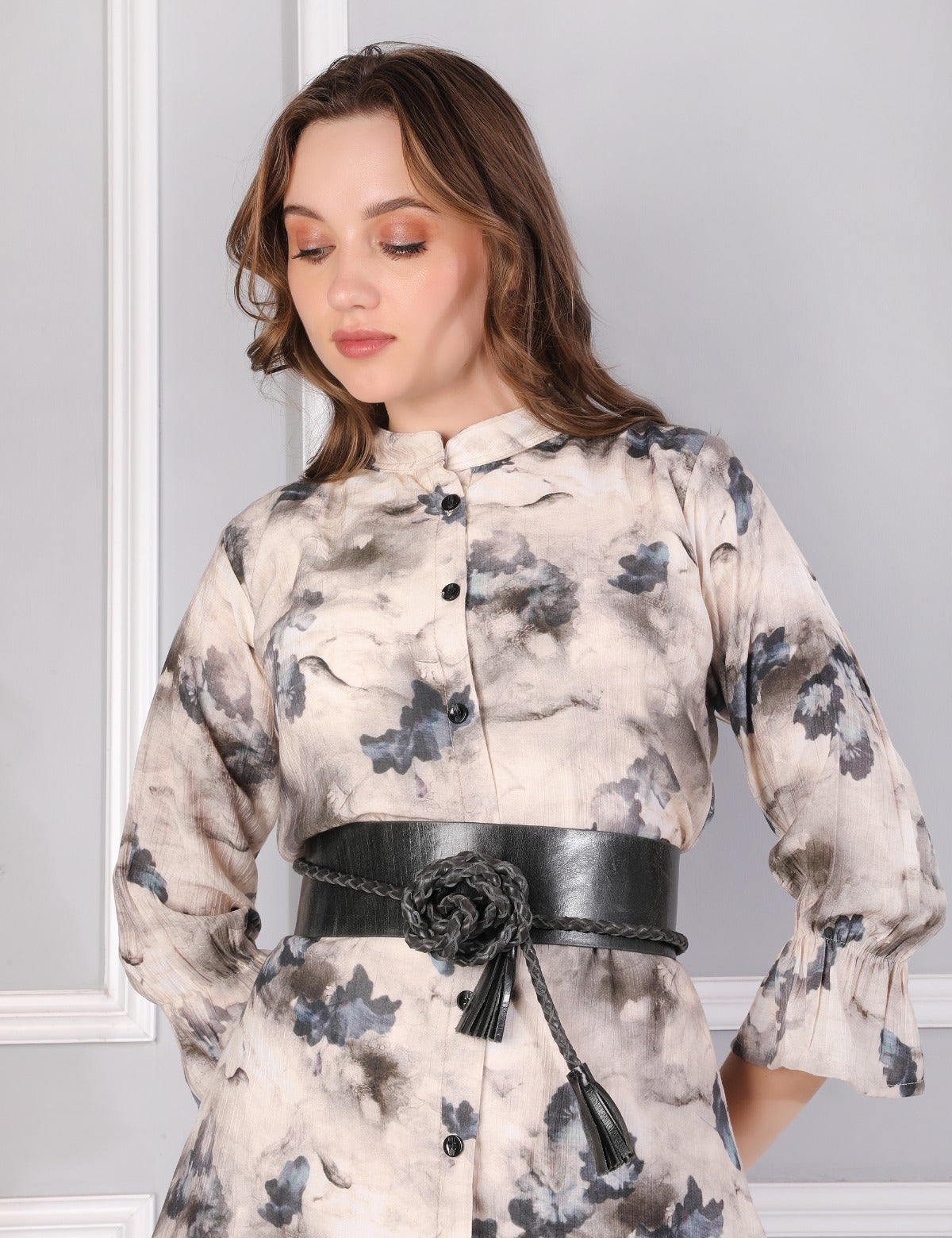 Braided Black String Leather Wrap Belt - Urban Lilith