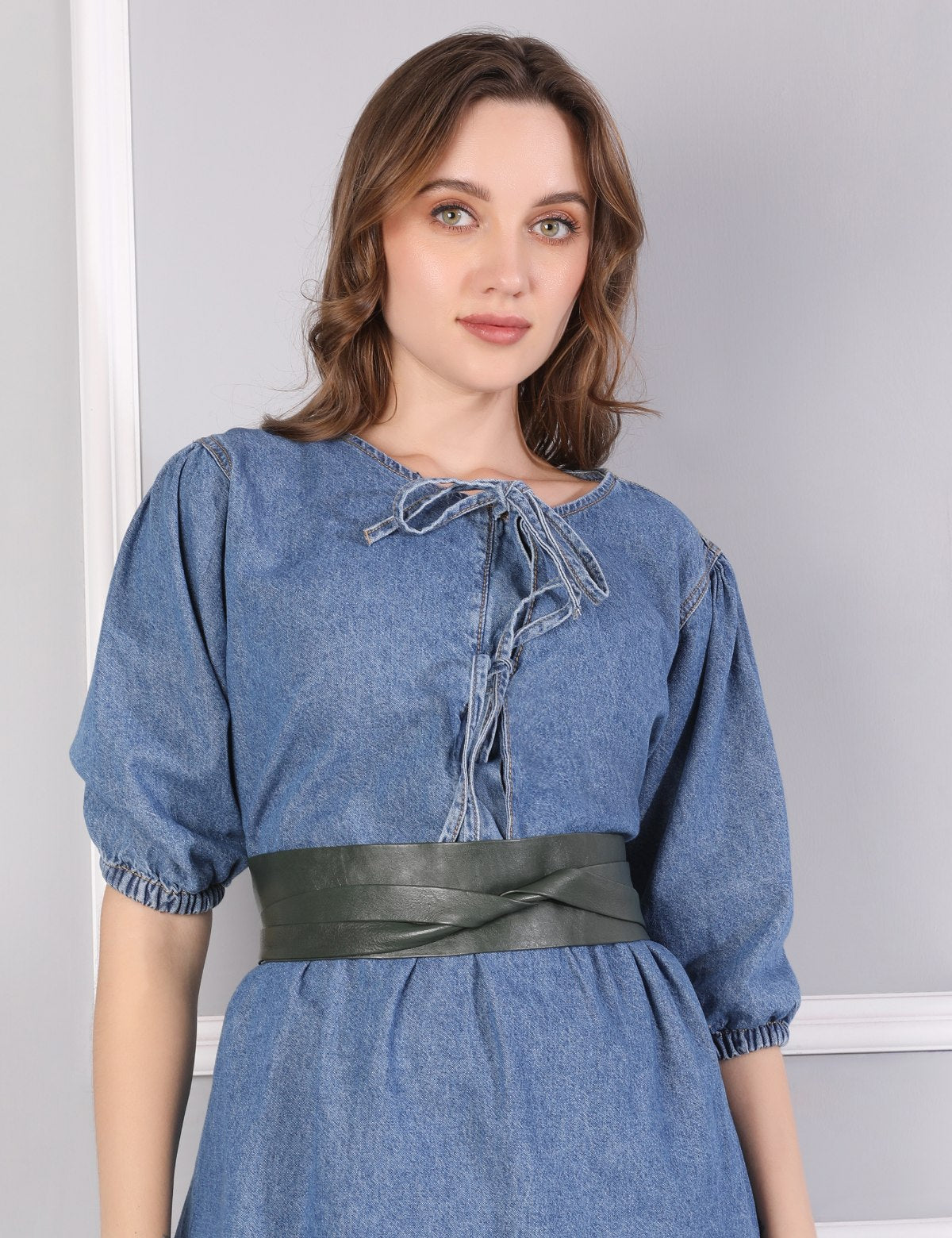 Deep Forest Leather Wrap Belt - Urban Lilith