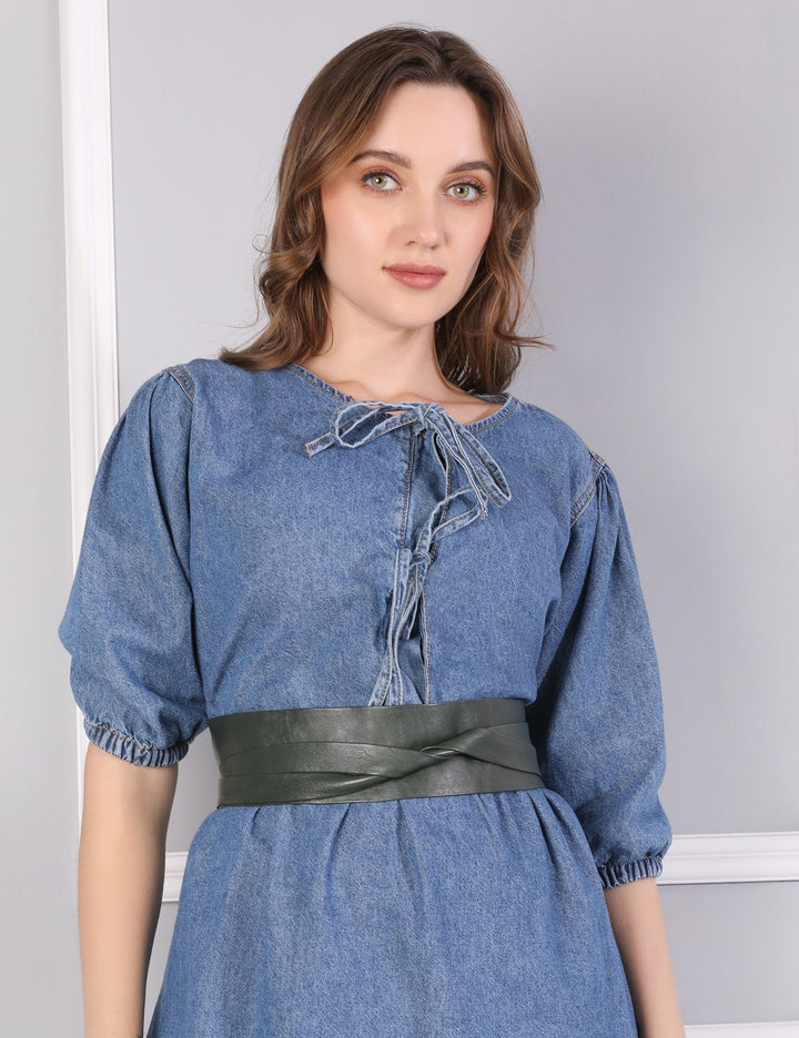 Dark Forest Silhouette Wrap Belt
