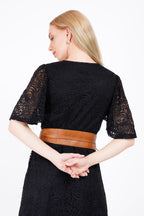 Classic Tan Wrap Belt - Urban Lilith