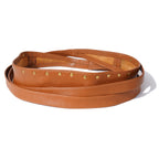 Tan Studded Leather Wrap Belt - Urban Lilith