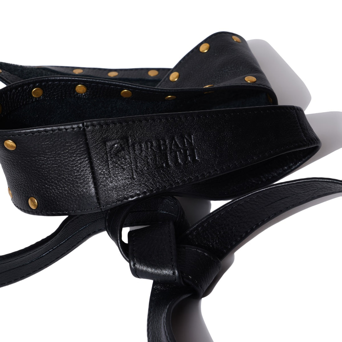 Black Silhouette Riveted Belt