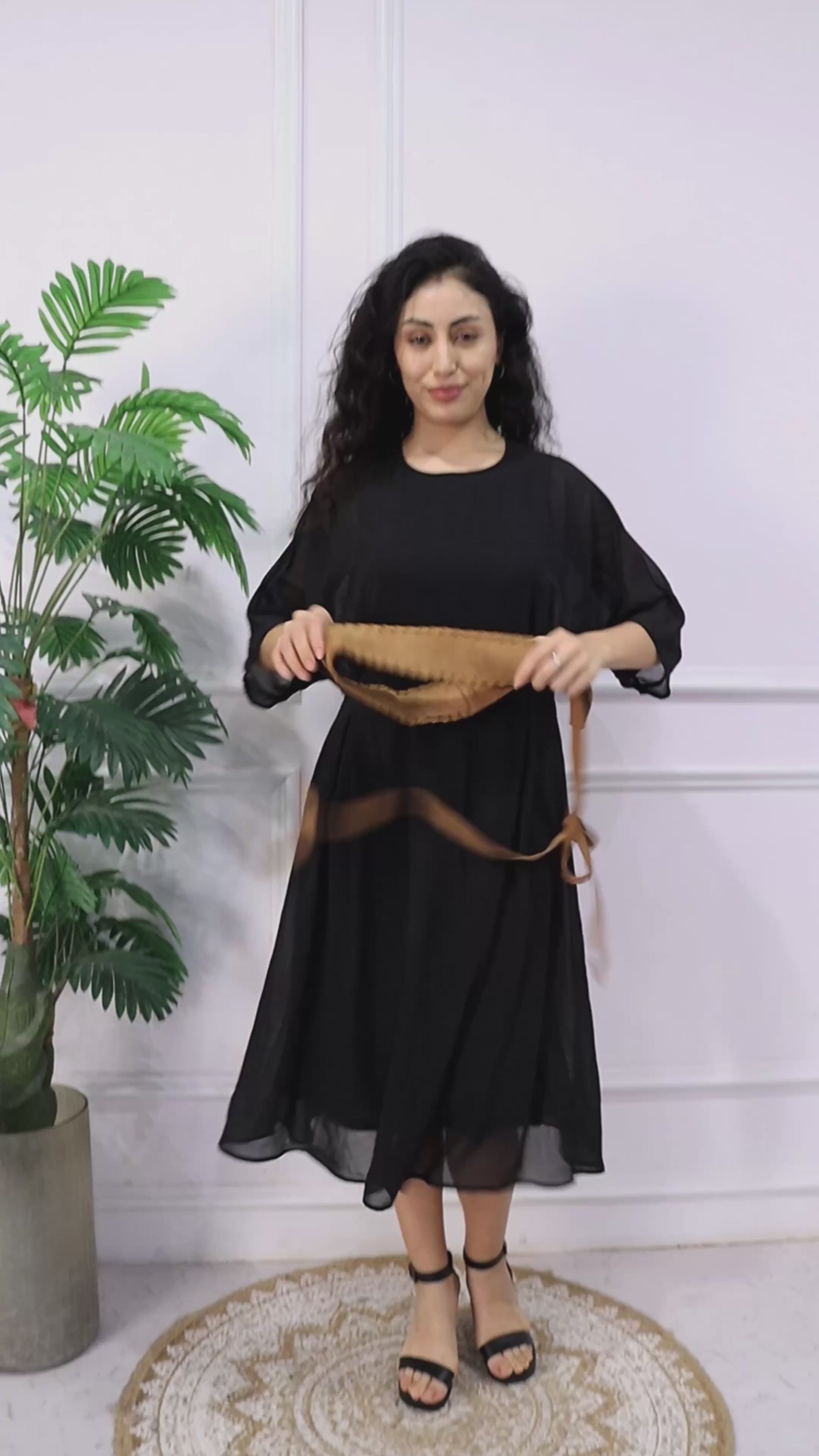 Brown Suede Leather Wrap Belt - Urban Lilith